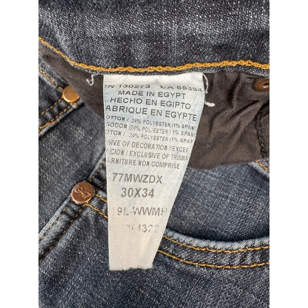 Wrangler Retro Slim Boot Jeans Mens 30x34 Blue Medium Wash Stretch 77MWZDX